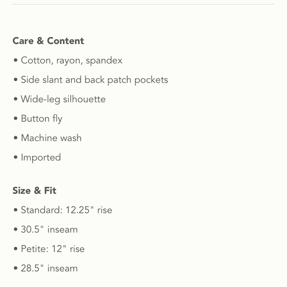 Anthropologie Cassidy Wide-Leg Pant - Picture 7 of 8